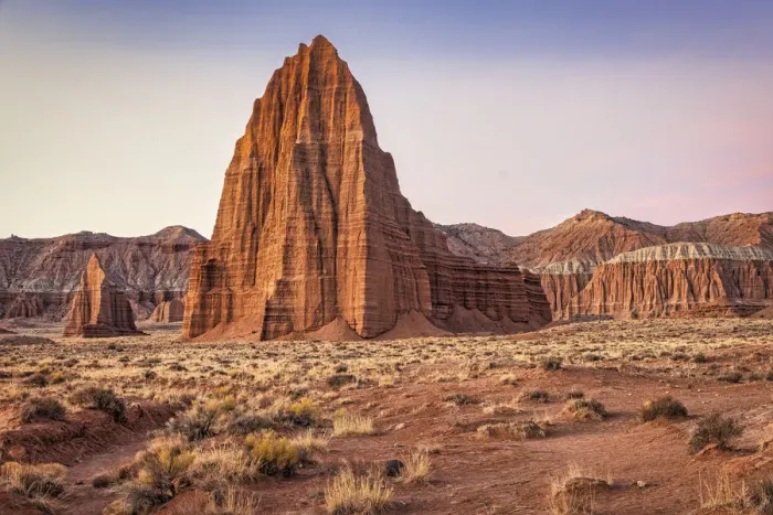 Framed Print : Temple of the Sun, Capitol Reef, Utah