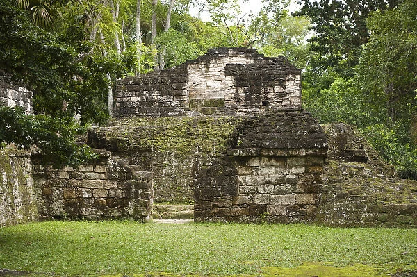 Temples in Tikal National Park (Parque Nacional Tikal) UNESCO World Heritage Site