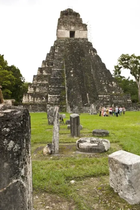 Framed Print : Temples in Tikal National Park (Parque Nacional Tikal) UNESCO World Heritage Site