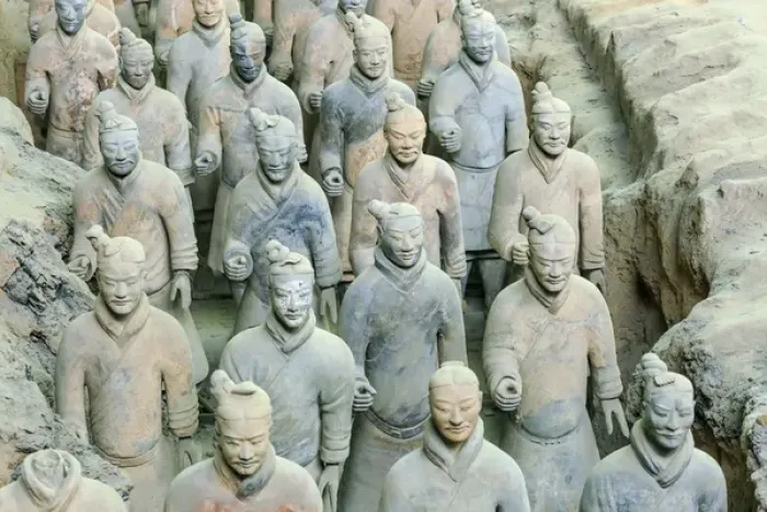 Framed Print : Terra Cotta Army Museum, The Terracotta Army of Warriors & Horses is a collection Framed Print : Terra Cotta Army Museum, The Terracotta Army of Warriors & Horses is a collection