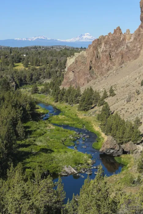 Framed Print : Terrebonne, Oregon, USA. Smith Rock State Park, Crooked River