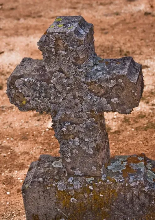 Framed Print : Texas Hill Country, Fredericksburg, Texas, North America, USA. Cross on Grave in Framed Print : Texas Hill Country, Fredericksburg, Texas, North America, USA. Cross on Grave in