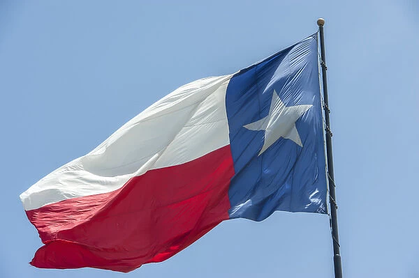 Texas state flag, Austin, Texas, USA