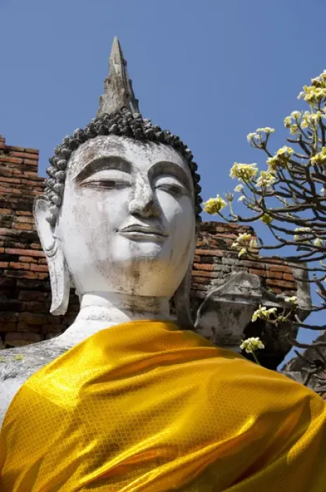 Framed Print : Thailand, Ayutthaya. Wat Phra Chao Phya-thai (aka Wat Yai Chai-mongkol)