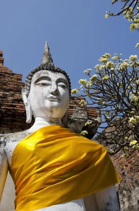 Framed Print : Thailand, Ayutthaya. Wat Phra Chao Phya-thai (aka Wat Yai Chai-mongkol) Framed Print : Thailand, Ayutthaya. Wat Phra Chao Phya-thai (aka Wat Yai Chai-mongkol)