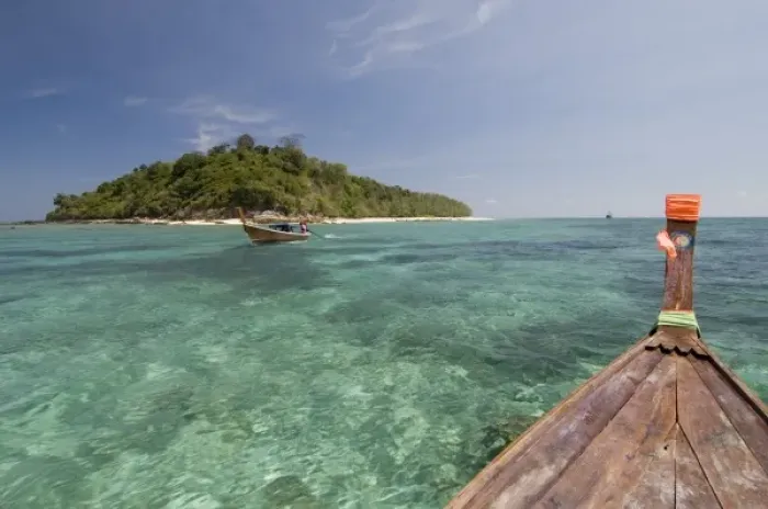 Framed Print : Thailand, Bamboo Island near Phi Phi Don Island
