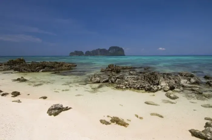 Framed Print : Thailand, Bamboo Island near Phi Phi Don Island
