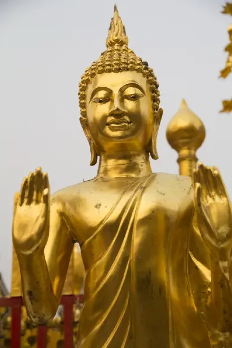 Framed Print : Thailand, Chiang Mai Province, Wat Phra That Doi Suthep. Golden Buddha statue Framed Print : Thailand, Chiang Mai Province, Wat Phra That Doi Suthep. Golden Buddha statue