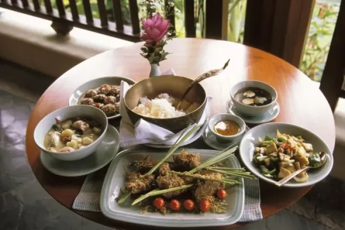 Framed Print : Thailand, Chiangmai. Thai cuisine at the Regent Resort Framed Print : Thailand, Chiangmai. Thai cuisine at the Regent Resort