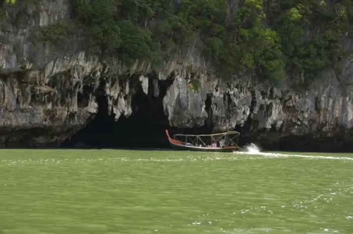 Framed Print : Thailand, Phang-Nga National Park. Phang Nga Bay off the coast of Phuket. Typical Framed Print : Thailand, Phang-Nga National Park. Phang Nga Bay off the coast of Phuket. Typical