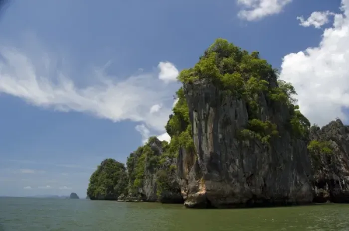 Framed Print : Thailand, Phang-Nga National Park. Phang Nga Bay off the coast of Phuket. Typical Framed Print : Thailand, Phang-Nga National Park. Phang Nga Bay off the coast of Phuket. Typical