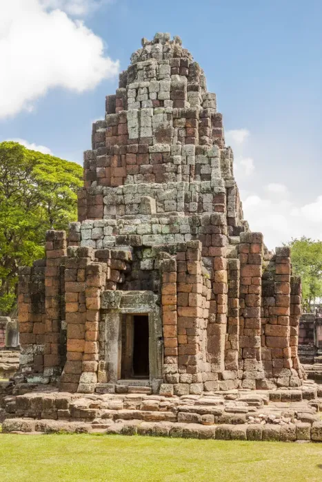Framed Print : Thailand. Phimai Historical Park. Ruins of ancient Khmer temple complex Framed Print : Thailand. Phimai Historical Park. Ruins of ancient Khmer temple complex
