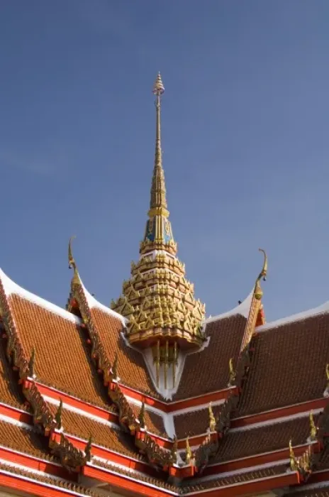 Framed Print : Thailand, Phuket, Wat Chalong temple