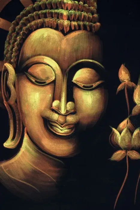 Framed Print : Thailand, Samui Island, Ko Samui. Traditional handicrafts, hand painted Buddha face Framed Print : Thailand, Samui Island, Ko Samui. Traditional handicrafts, hand painted Buddha face