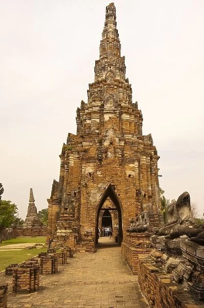 Thailand. Wat Chai Wattanaram temple Ayutthaya, Thailand