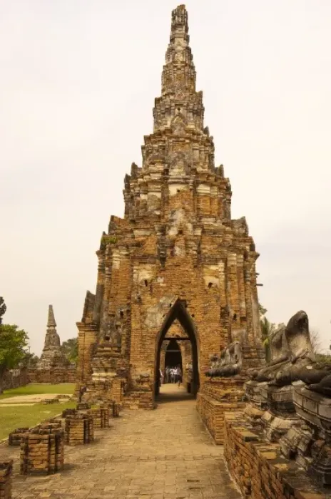 Framed Print : Thailand. Wat Chai Wattanaram temple Ayutthaya, Thailand