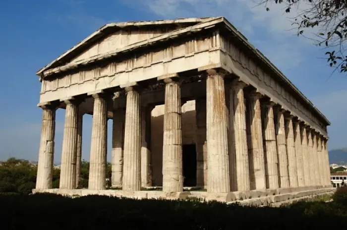 Framed Print : THESEION-HEPHAISTEION. V century. Doric temple built in pentelic marble at time of Pericles Framed Print : THESEION-HEPHAISTEION. V century. Doric temple built in pentelic marble at time of Pericles