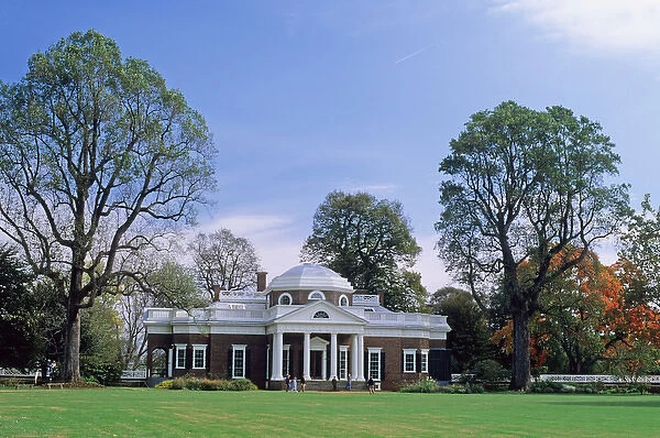 Thomas Jefferson estate Monticello near Charlottesville, Virginia. (Exclusive calendar