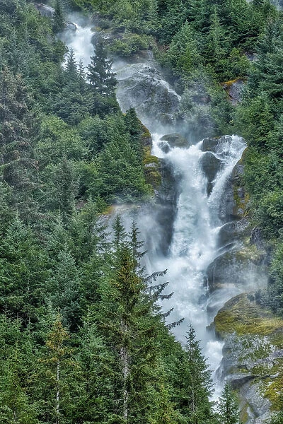 Thunder Falls, LeConte Bay, Petersburg, Alaska, USA