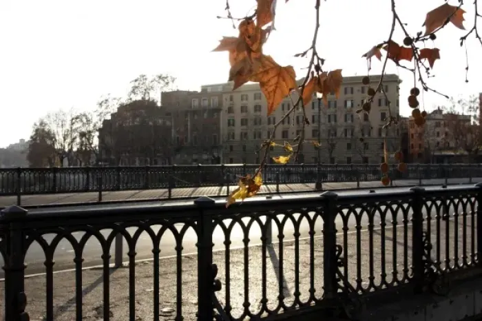 Framed Print : The Tiber Island (Italian: Isola Tiberina, Latin: Insula Tiberina) is a boat-shaped