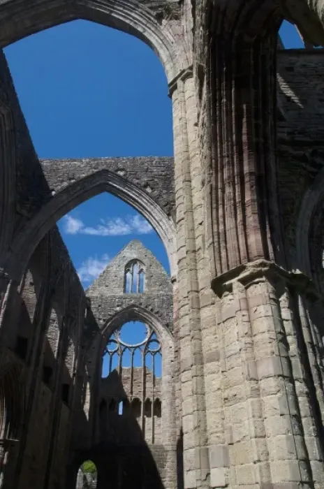 Framed Print : Tintern Abbey, River Wye Valley, Monmouthshire, Wales, UK