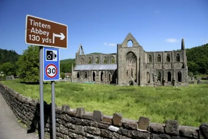 Framed Print : Tintern, Wales. The ruins of an ancient yet magnificent abbey, the Tintern Abbey in Wales Framed Print : Tintern, Wales. The ruins of an ancient yet magnificent abbey, the Tintern Abbey in Wales