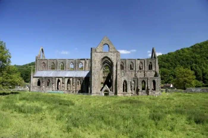 Framed Print : Tintern, Wales. The ruins of an ancient yet magnificent abbey, the Tintern Abbey in Wales Framed Print : Tintern, Wales. The ruins of an ancient yet magnificent abbey, the Tintern Abbey in Wales