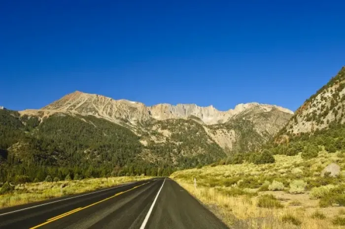 Framed Print : Tioga  /  Big Oak Flat Road National Scenic Byway into Yosemite National Park, California