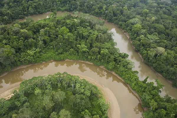 Tiputini River and Rainforest, Yasuni National Park, Amazon Rainforest, ECUADOR