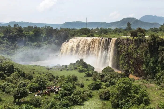 Framed Print : Tis Isat, the waterfall of the Blue Nile in Ethiopia Framed Print : Tis Isat, the waterfall of the Blue Nile in Ethiopia