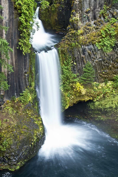 Toketee Falls; Autumn; Umpqua national Forest; Oregon; USA