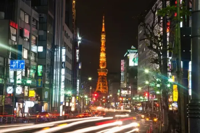 Framed Print : Tokyo, Japan. Tokyo Tower is a communications and observation tower located in Shiba Park Framed Print : Tokyo, Japan. Tokyo Tower is a communications and observation tower located in Shiba Park