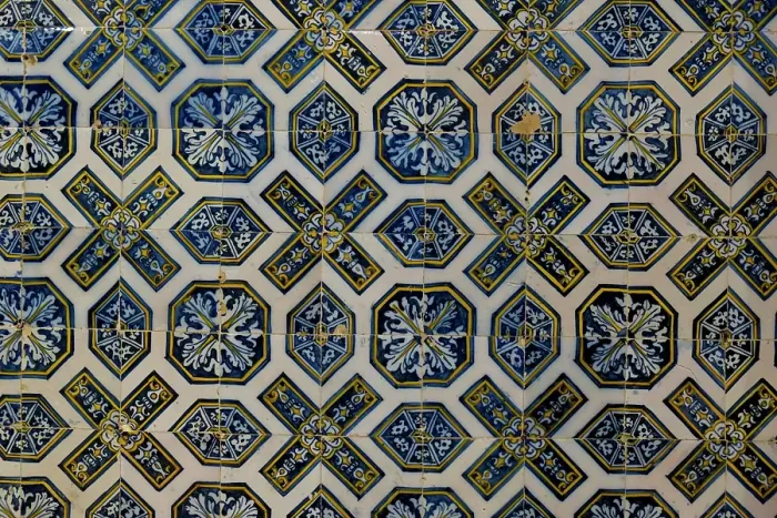 Framed Print : Tomar, Portugal. Traditional Portuguese tiles Framed Print : Tomar, Portugal. Traditional Portuguese tiles