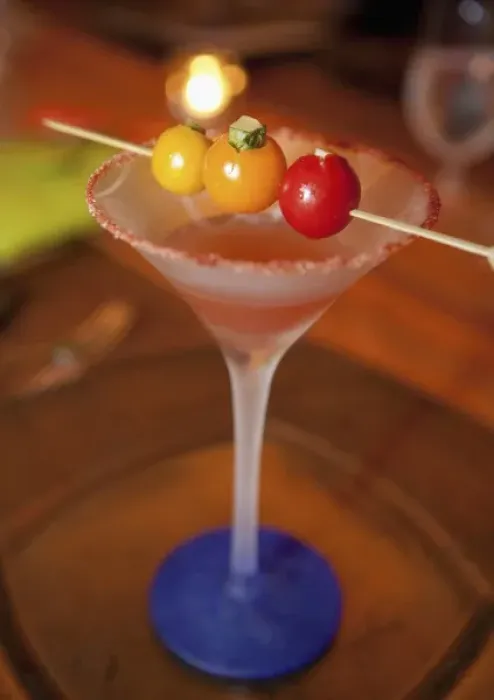 Framed Print : Tomato Martini