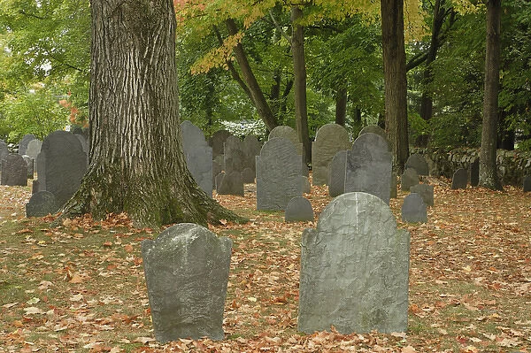 Tombstones, South Burying Place, Concord, Massachusetts