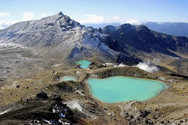 Tongariro NP, New Zealand. The Tongariro Crossing is often considered to be the finest