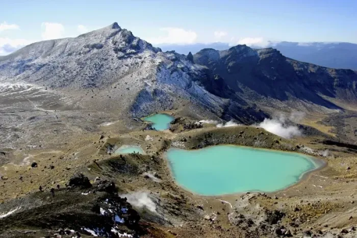 Framed Print : Tongariro NP, New Zealand. The Tongariro Crossing is often considered to be the finest Framed Print : Tongariro NP, New Zealand. The Tongariro Crossing is often considered to be the finest