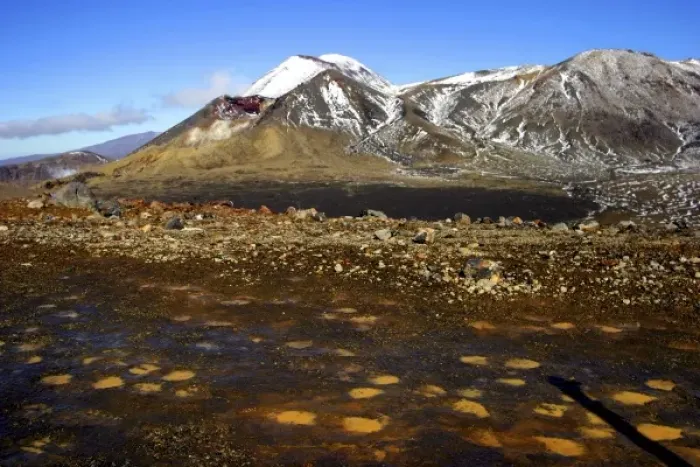 Framed Print : Tongariro NP, New Zealand. The Tongariro Crossing is often considered to be the finest Framed Print : Tongariro NP, New Zealand. The Tongariro Crossing is often considered to be the finest