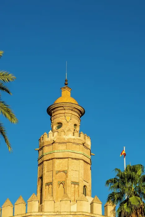 Framed Print : Torre del Oro (Golden Tower) middle ages watchtower, Seville, Andalusia, Spain