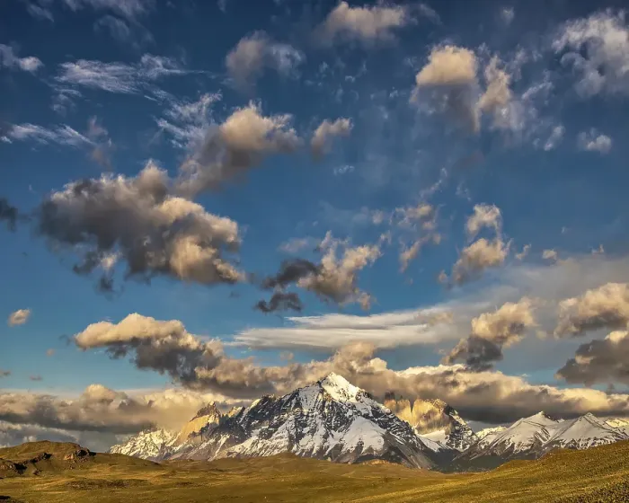 Framed Print : Torres del Paine morning clouds, Chile Framed Print : Torres del Paine morning clouds, Chile