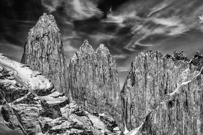 Framed Print : Torres del Paine Spires, Chile Framed Print : Torres del Paine Spires, Chile