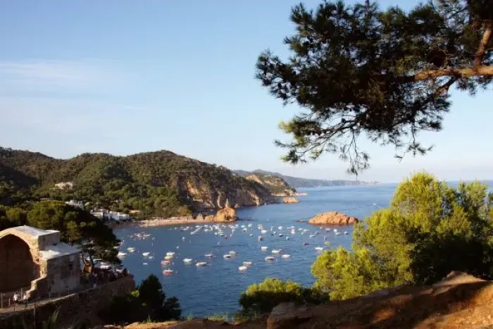 Framed Print : TOSSA DE MAR. Town located in the Costa Brava. Landscape coast. La Selva Region. Girona Province