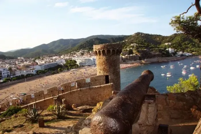 Framed Print : TOSSA DE MAR. Town located in the Costa Brava. Landscape coast. La Selva Region. Girona Province