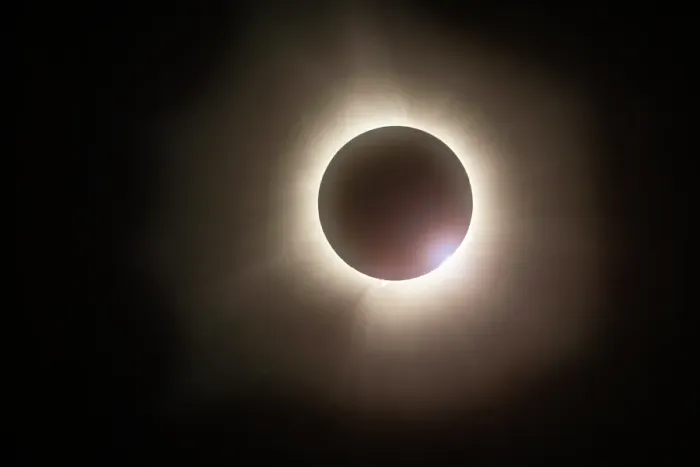 Framed Print : Total eclipse of the sun in 2024 from Celina, Ohio, USA. (Editorial Use Only) Framed Print : Total eclipse of the sun in 2024 from Celina, Ohio, USA. (Editorial Use Only)
