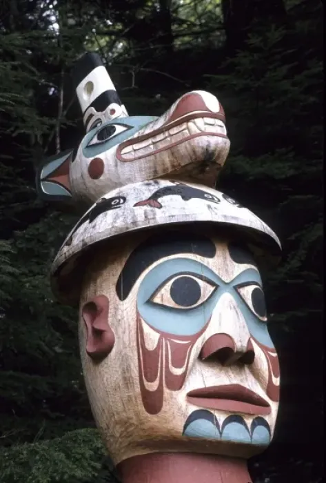 Framed Print : Totem in Ketchikan, Alaska, USA, North America Framed Print : Totem in Ketchikan, Alaska, USA, North America