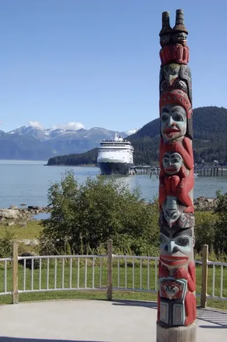 Framed Print : Totem Pole at Lookout Park, Haines, Alaska