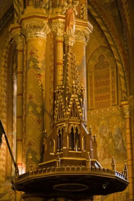 Framed Print : A tour of the in side of St. Matthias Church Framed Print : A tour of the in side of St. Matthias Church