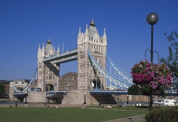 Tower Bridge, River Thames, London, England
