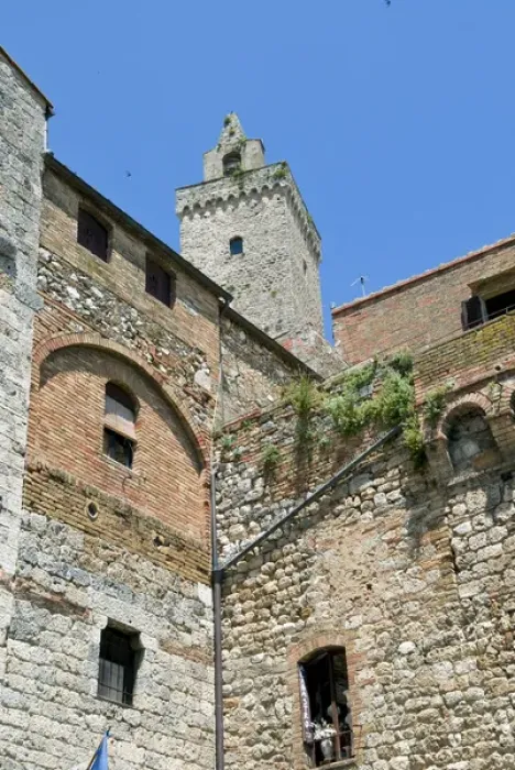 Framed Print : Tower of San Gimignano, UNESCO World Heritage Site, San Gimignano, Siena, Tuscany