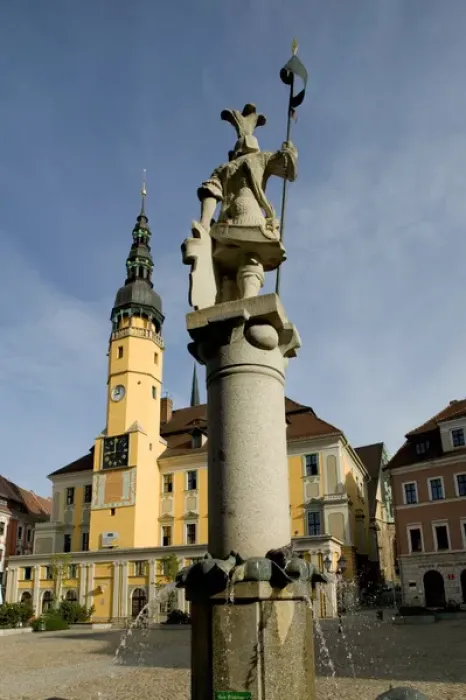 Framed Print : Tower of town hall, Bautzen, Saxony, Germany